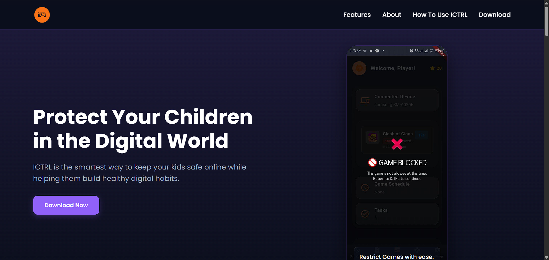 ICTRL App Screenshot